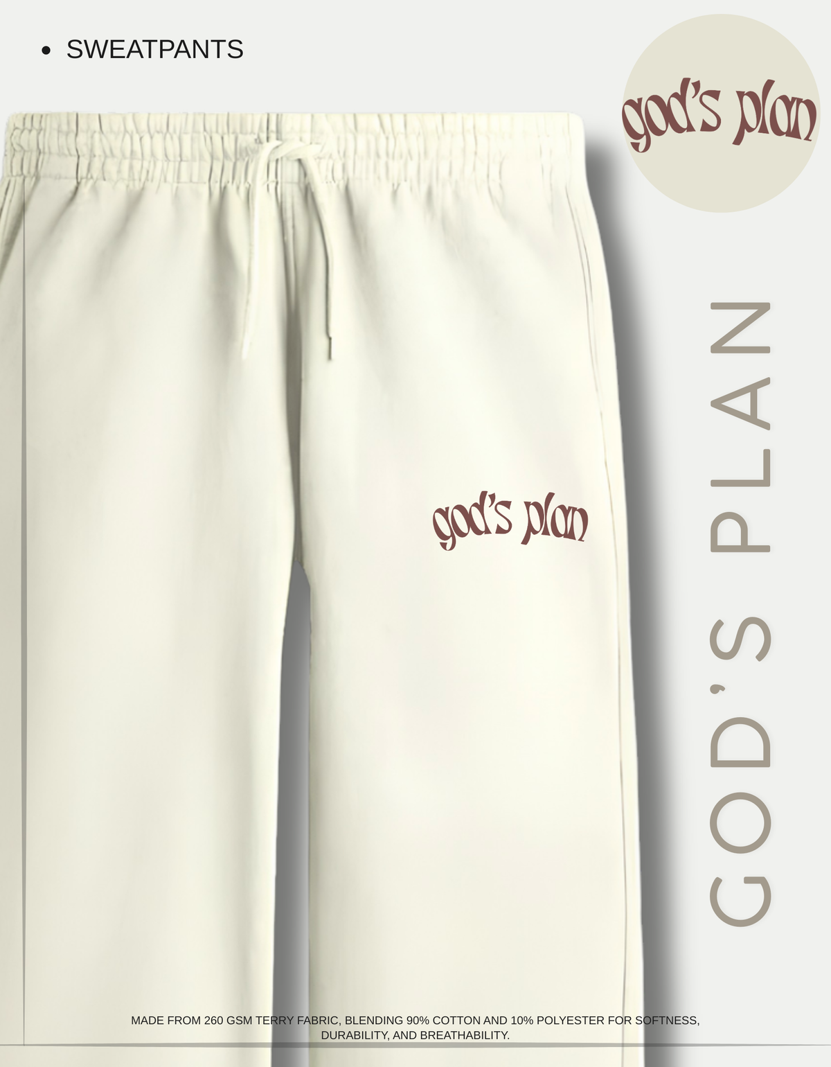 God's Plan Unisex Sweatpants