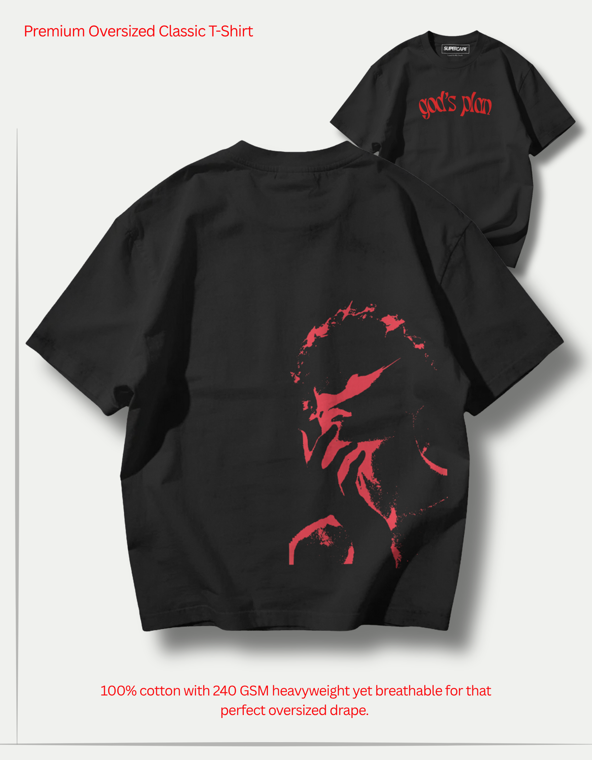 God's Plan Premium Unisex Oversized Classic T-Shirt