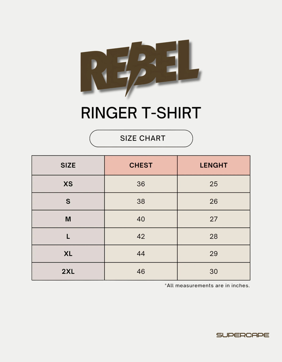 Rebel Unisex Ringer T-Shirt