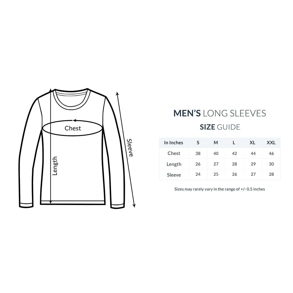 Full_Sleeve_Round_Neck_T-Shirt_printrove_size_guide