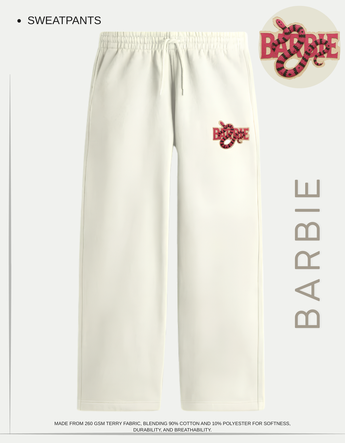 BARBIE Unisex Sweatpants