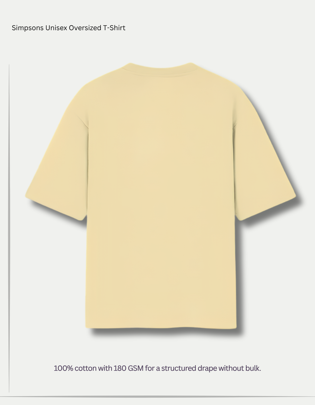 Simpsons Unisex Oversized Standard T-Shirt