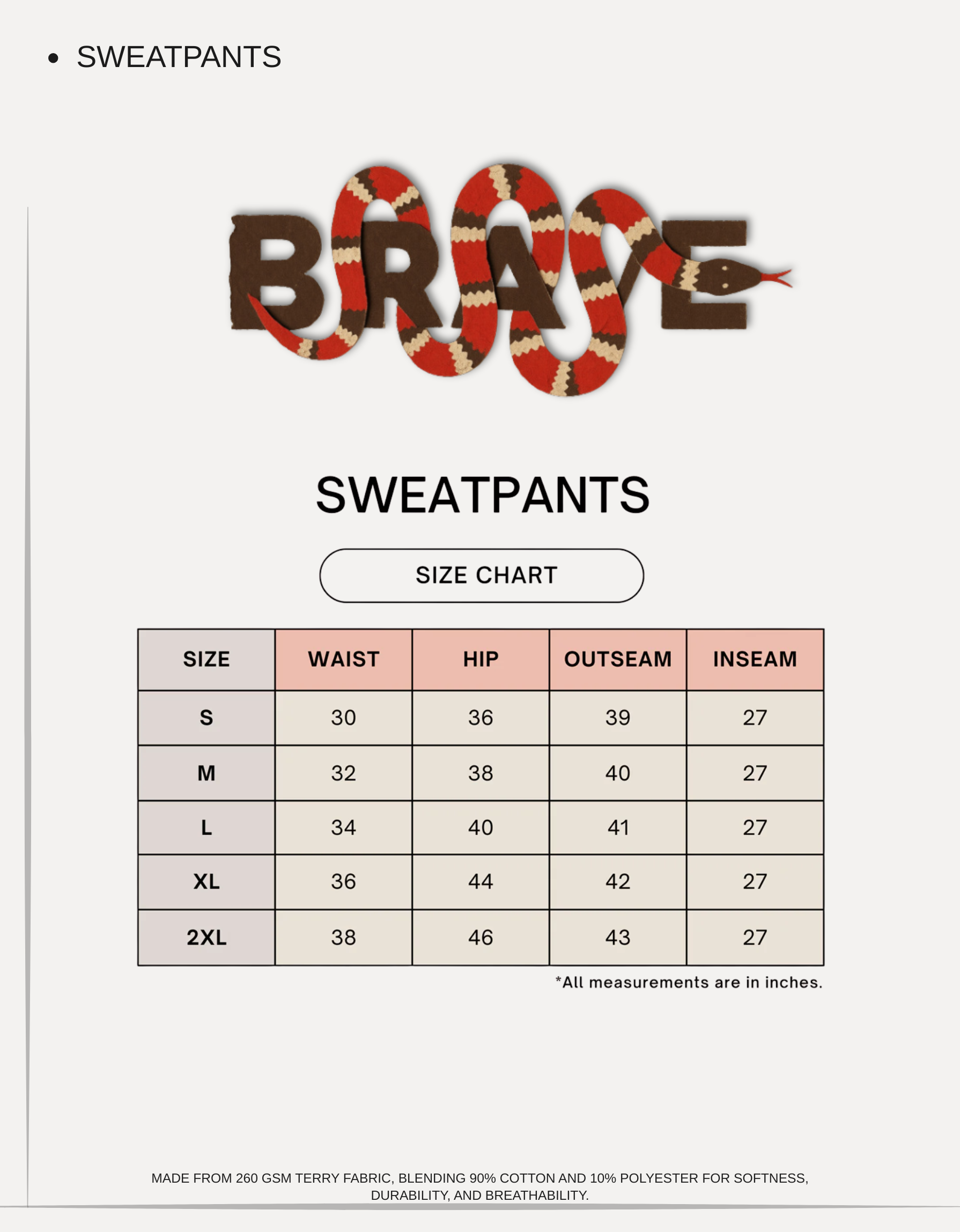 Brave Unisex Sweatpants