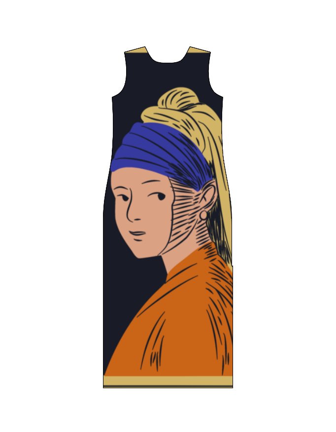 Face Bodycon Dress
