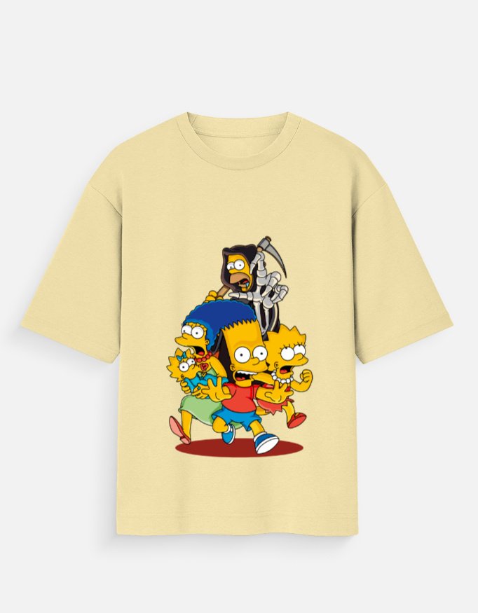 Simpsons Unisex Oversized Standard T-Shirt