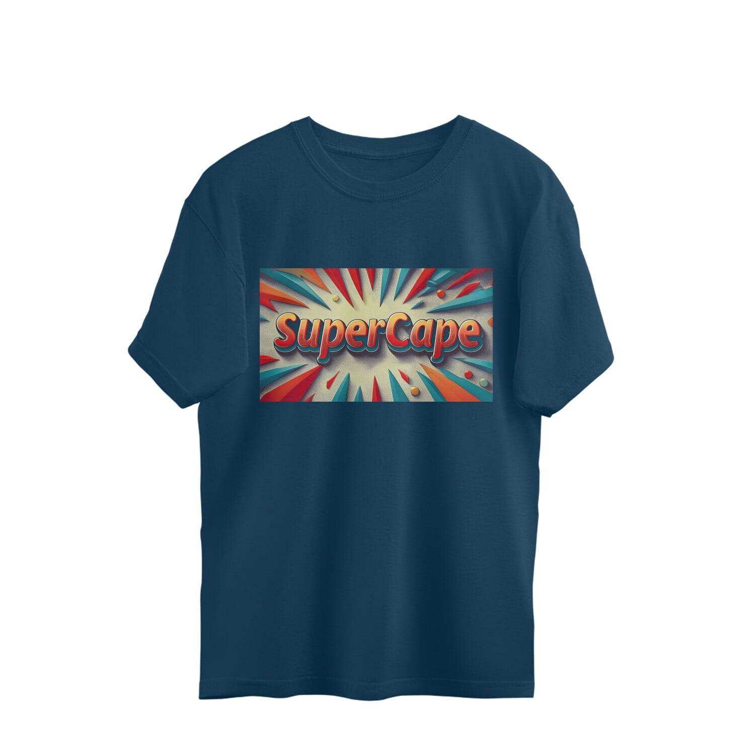 SuperCape Blue Oversized T shirt