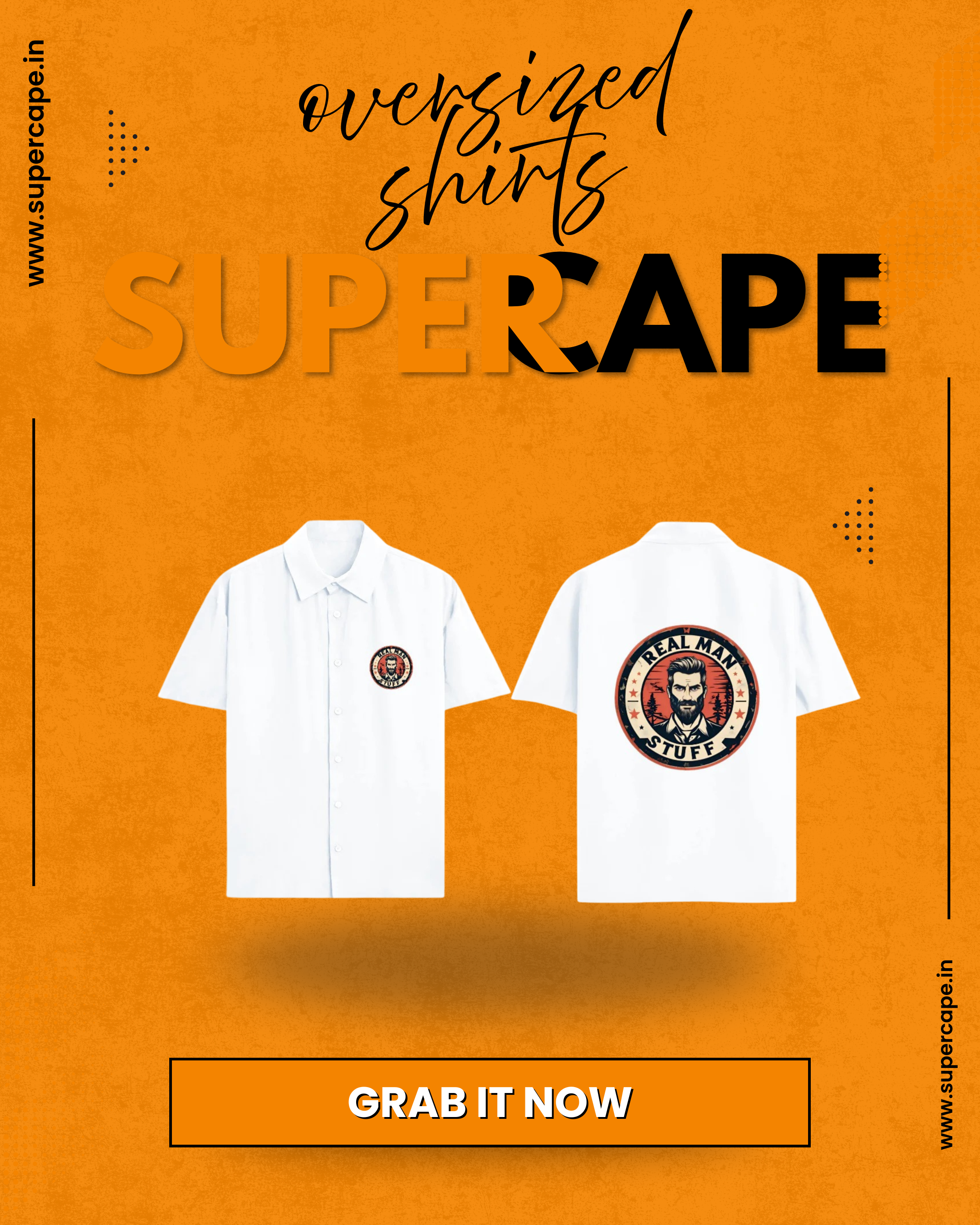 Real Man Unisex Oversized Shirt