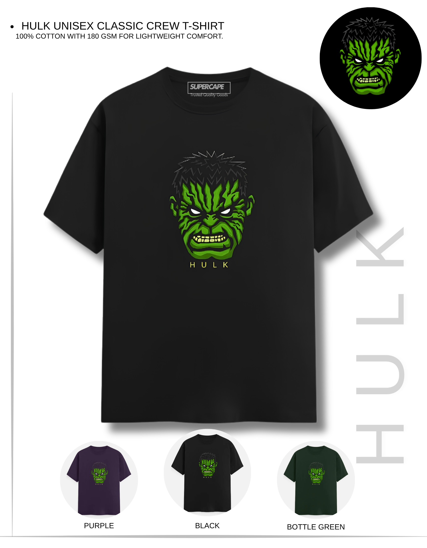 Hulk Unisex Classic Crew T-Shirt