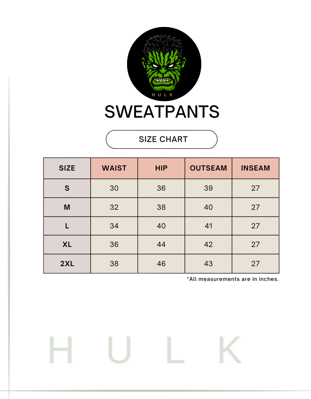 Hulk Unisex Sweatpants