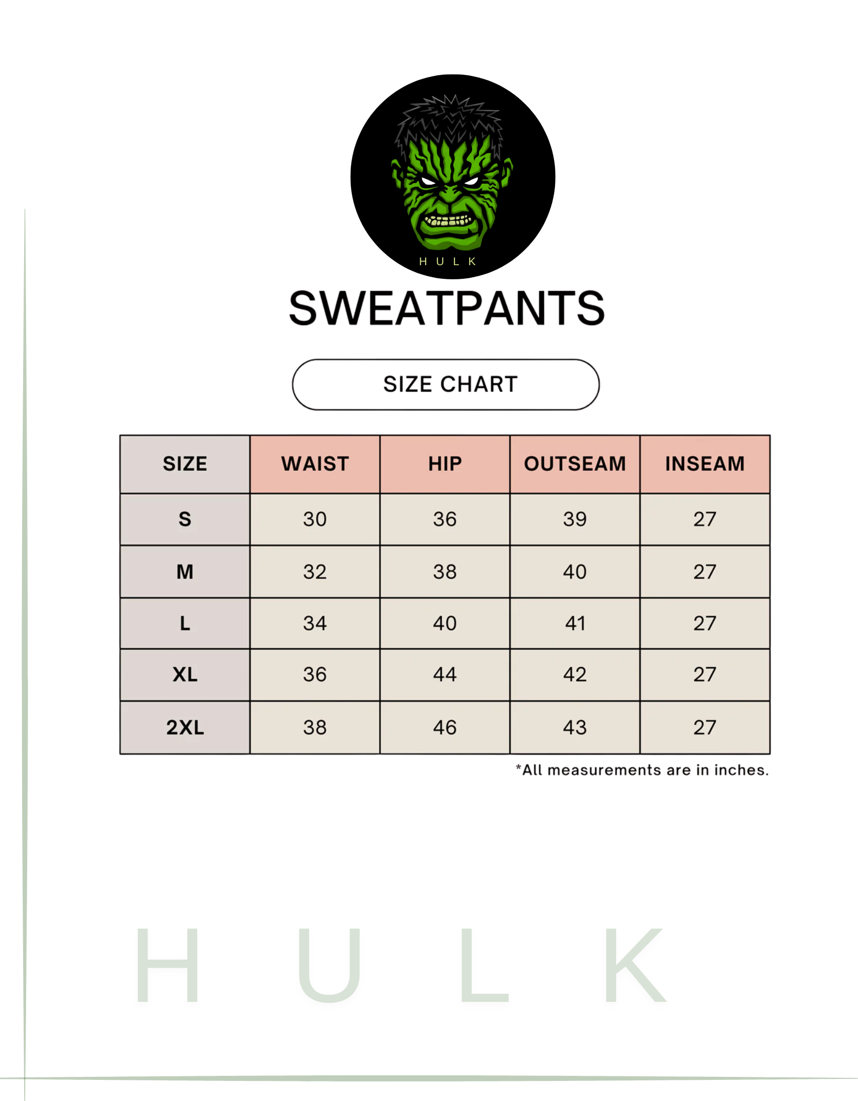 Hulk Unisex Sweatpants