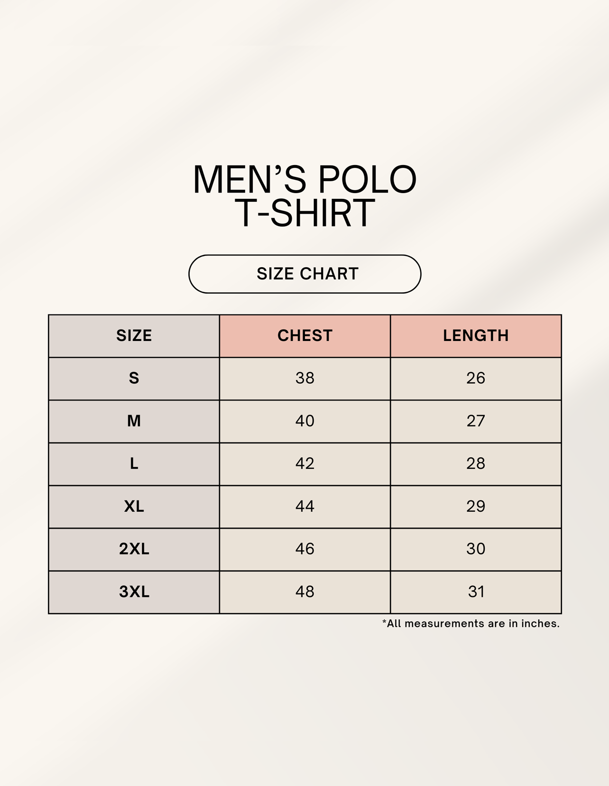 Color_Size Chart