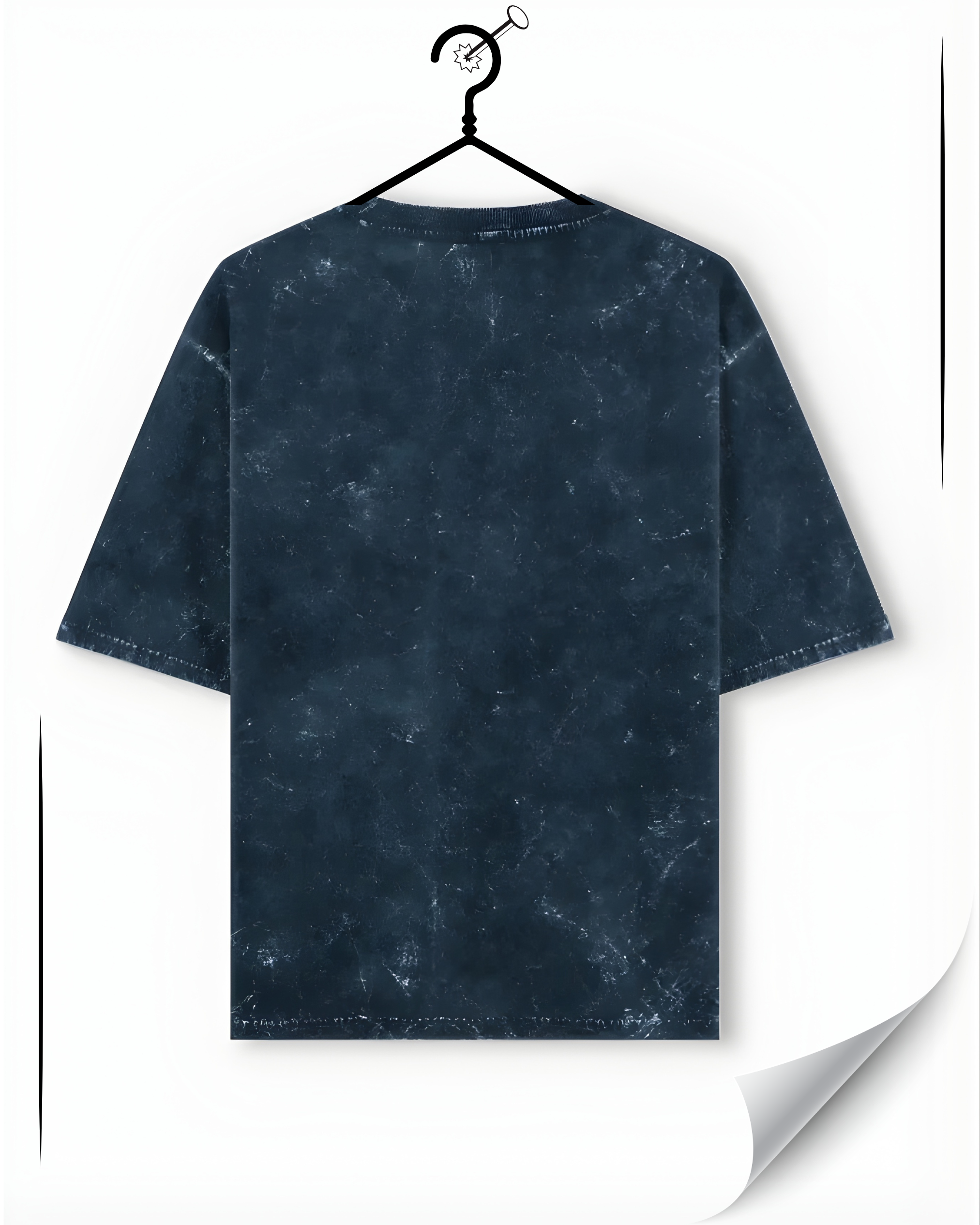 Hiei Unisex Acid Washed Oversized Tee