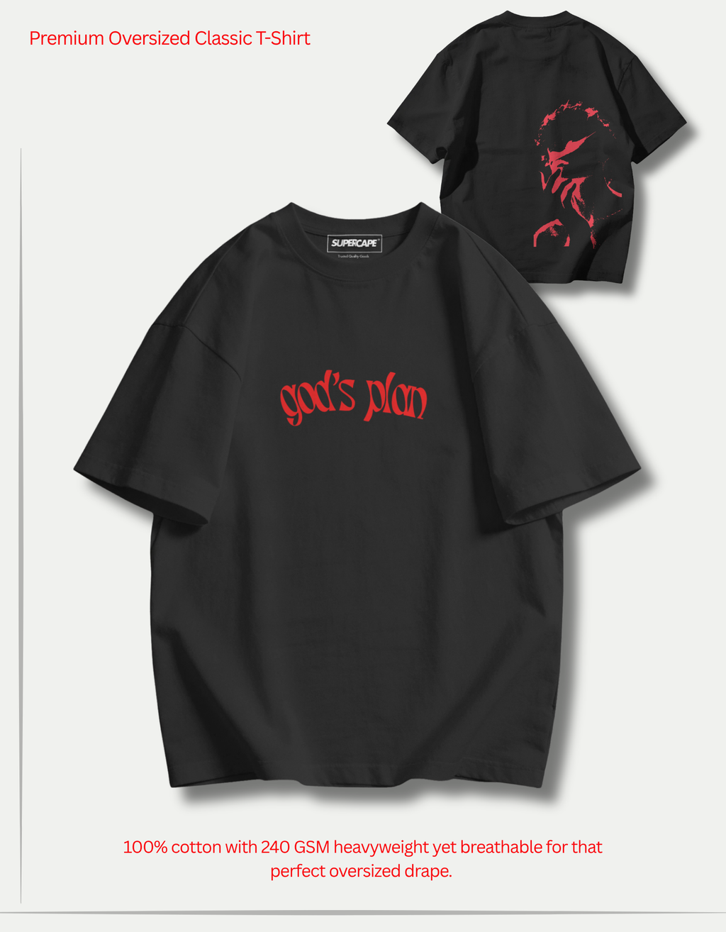 God's Plan Premium Unisex Oversized Classic T-Shirt