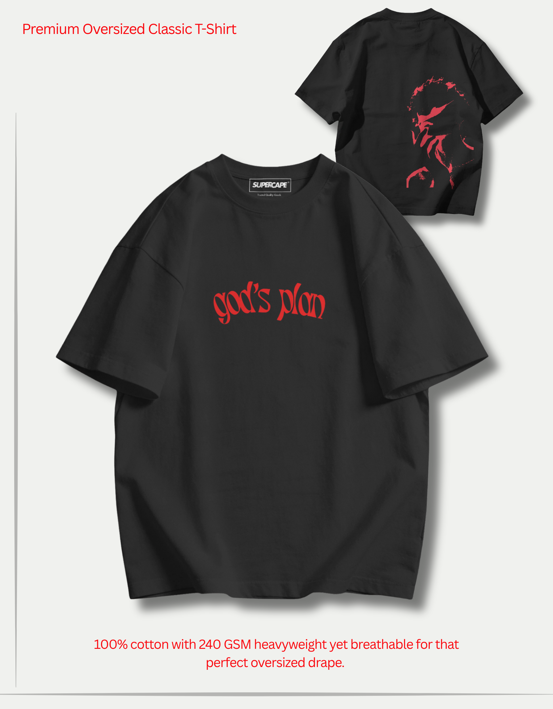 God's Plan Premium Unisex Oversized Classic T-Shirt