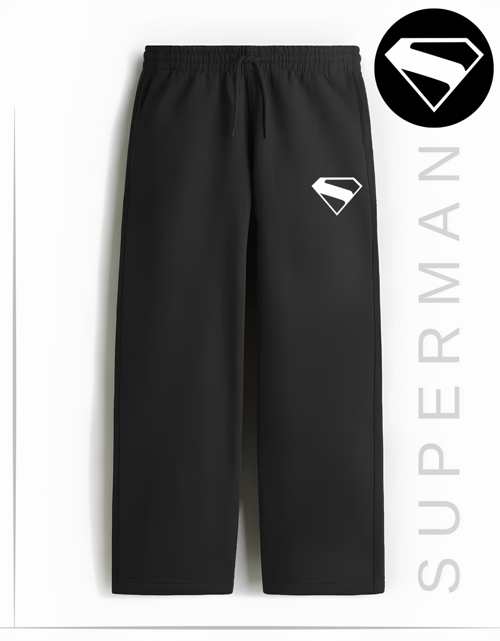 Superman White Logo Unisex Sweatpants