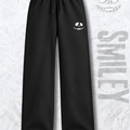 White Smiley Unisex Sweatpants
