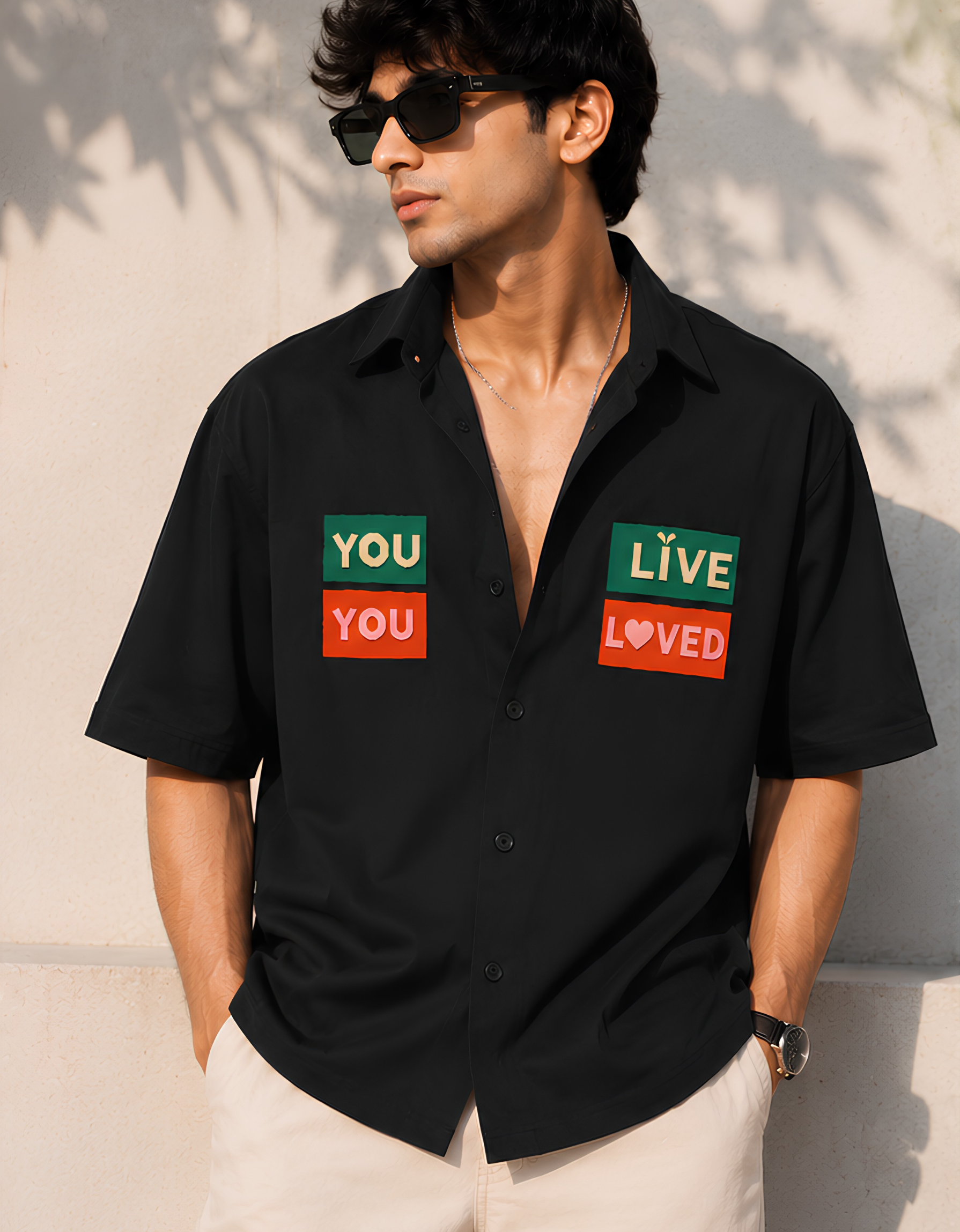 You Live You Love Unisex Oversized Shirt