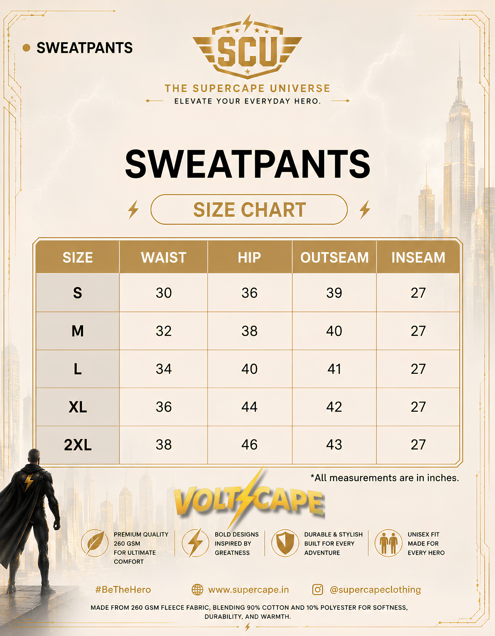 Voltcape SC Unisex Sweatpants