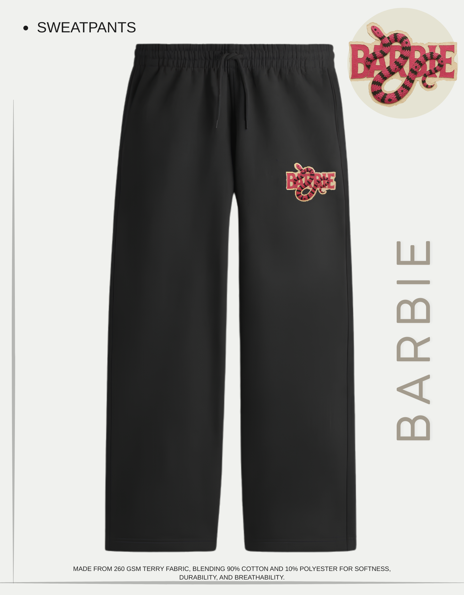 BARBIE Unisex Sweatpants