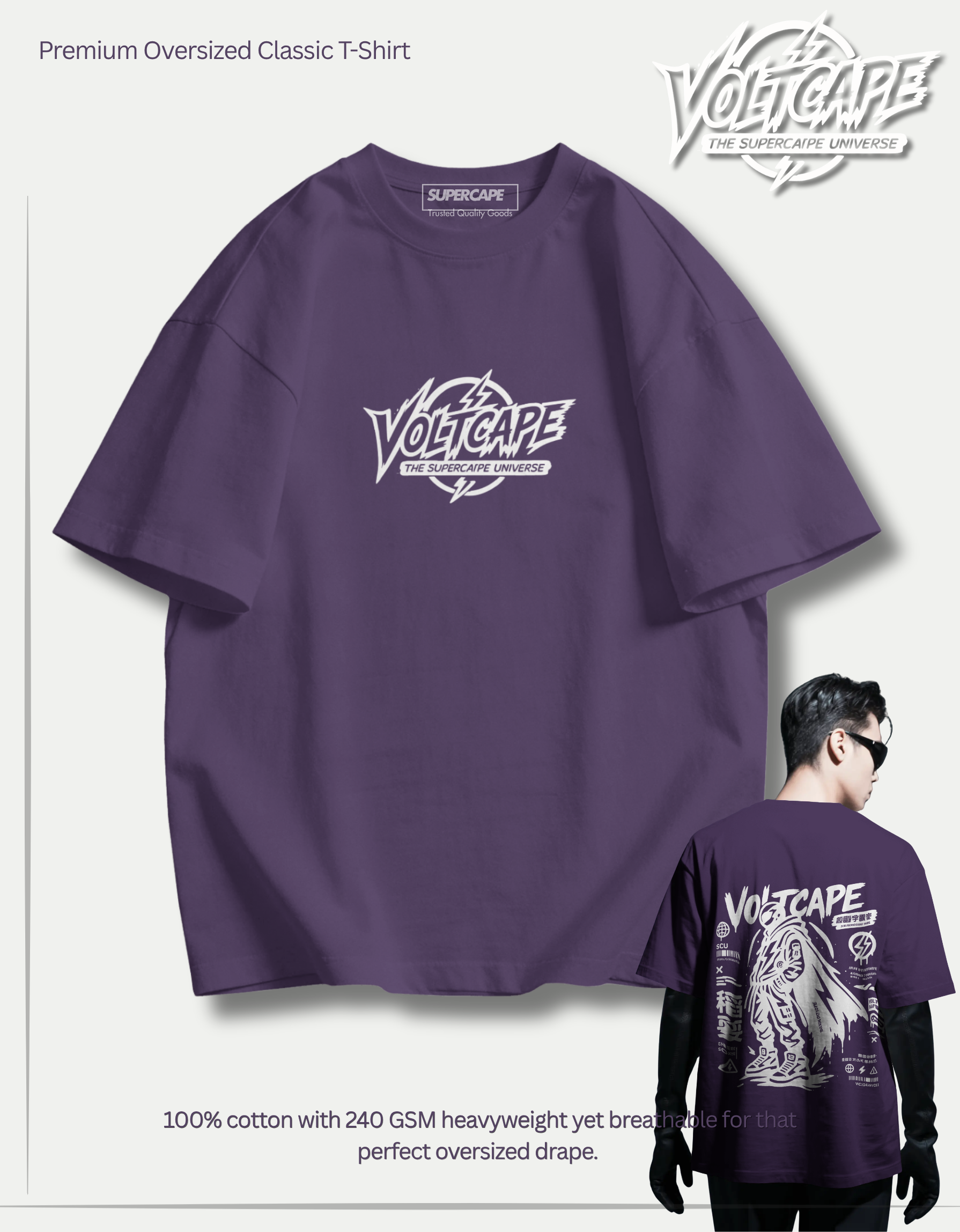 Voltcape Unisex Oversized Classic T-Shirt