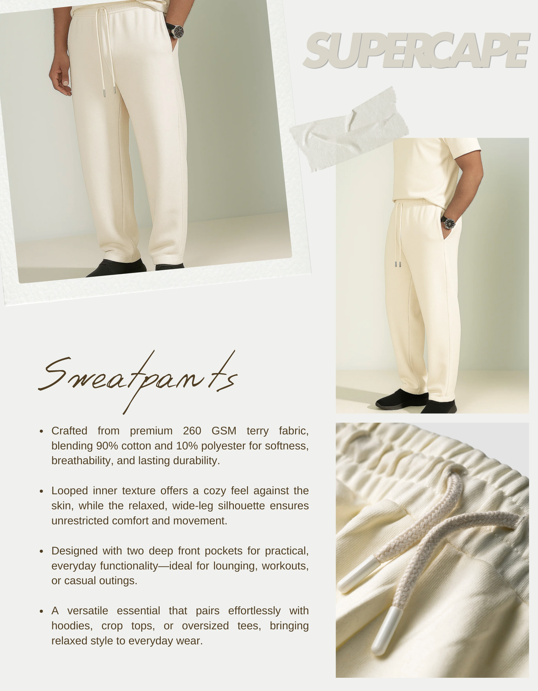 Plain Unisex Sweatpants