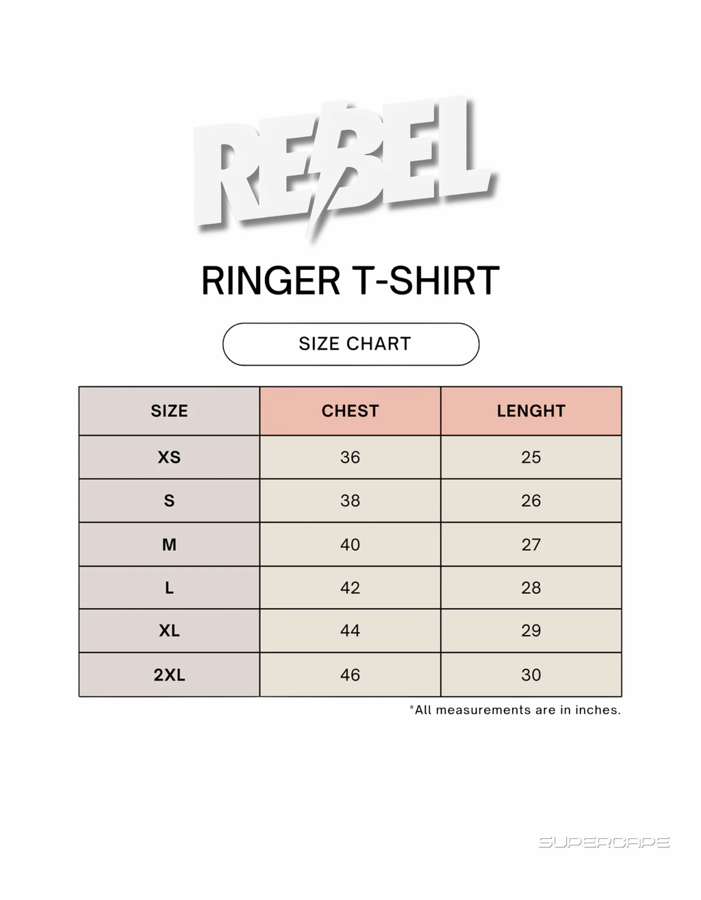 Rebel Unisex Ringer T-Shirt