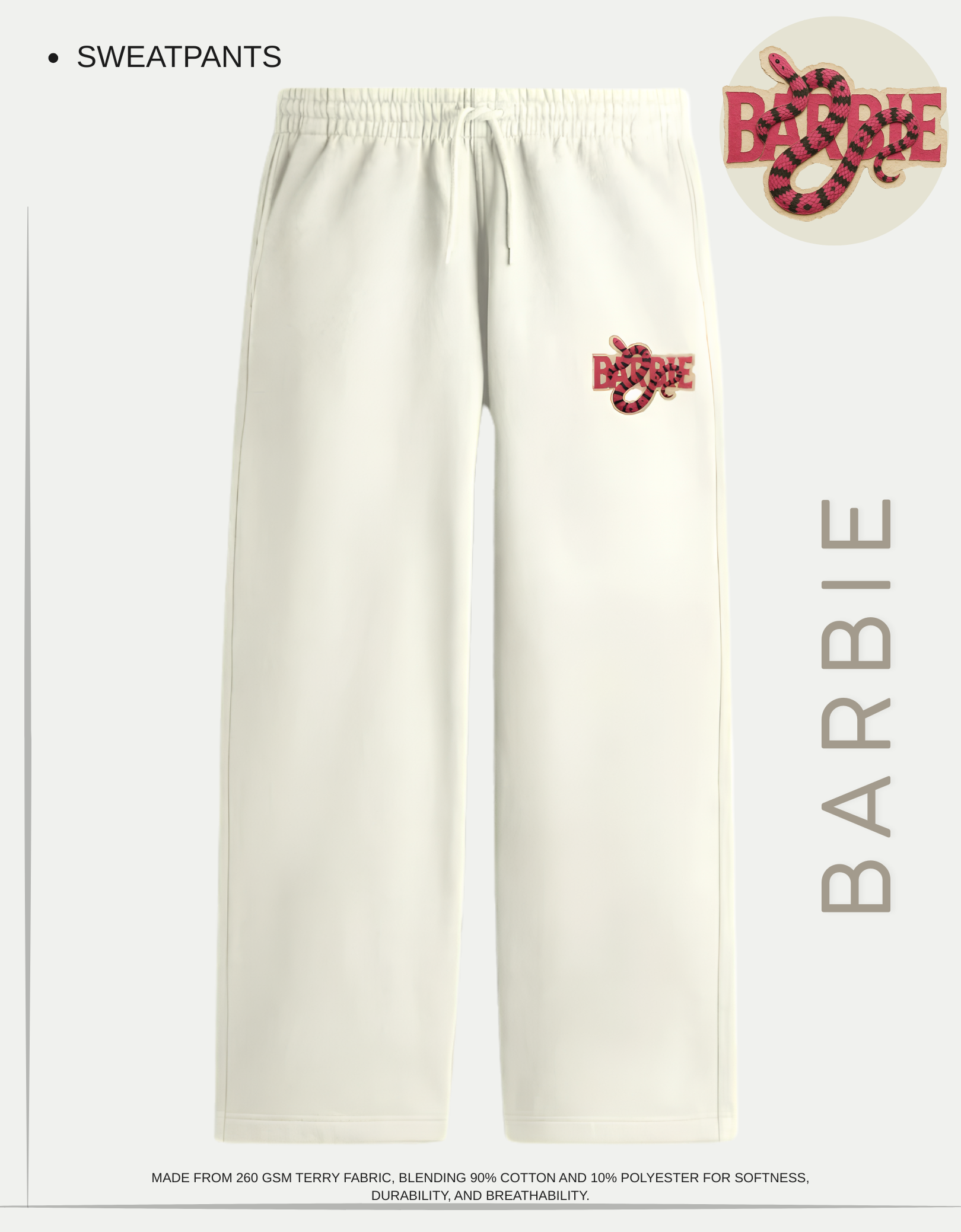 BARBIE Unisex Sweatpants