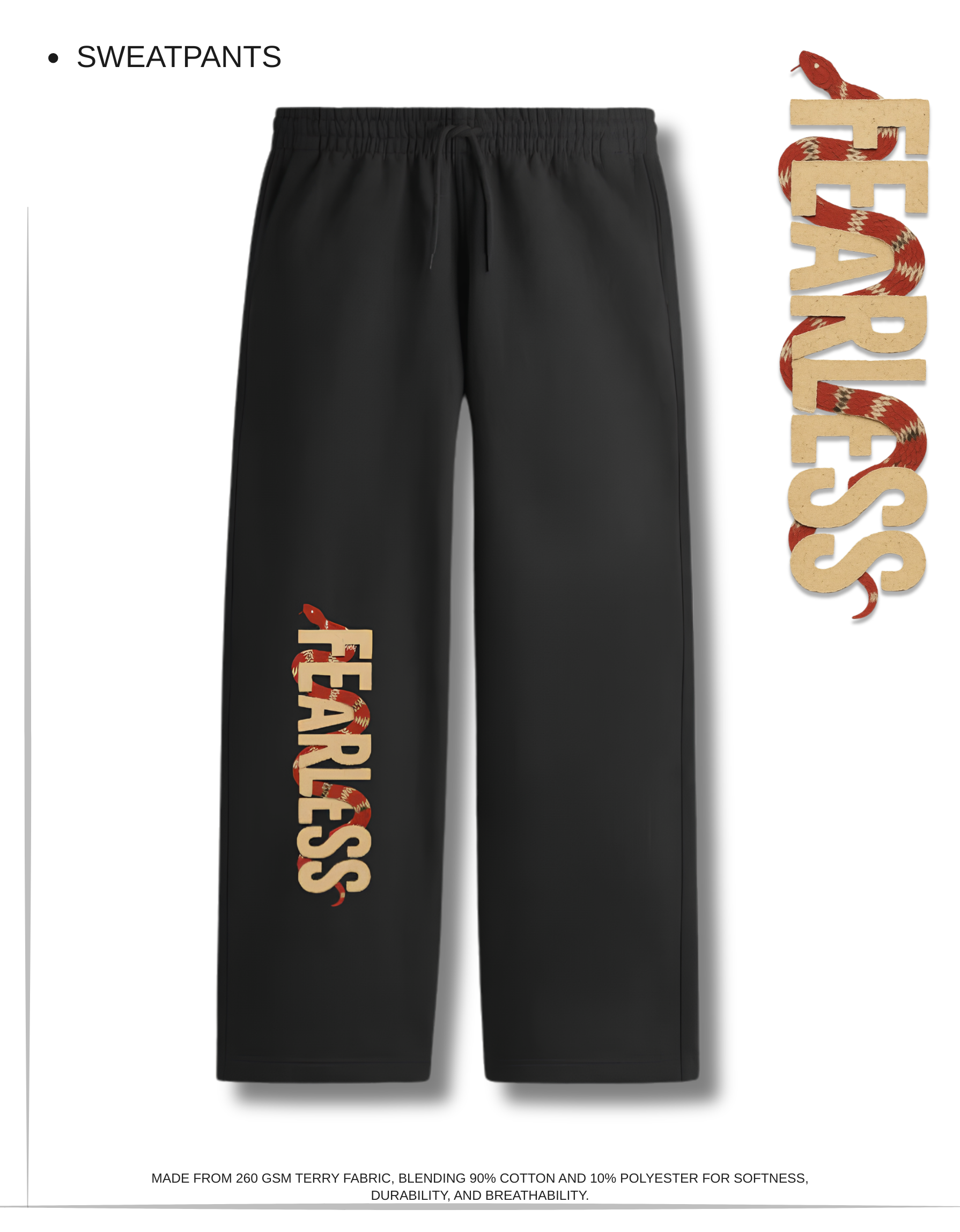 FEARLESS Unisex Sweatpants