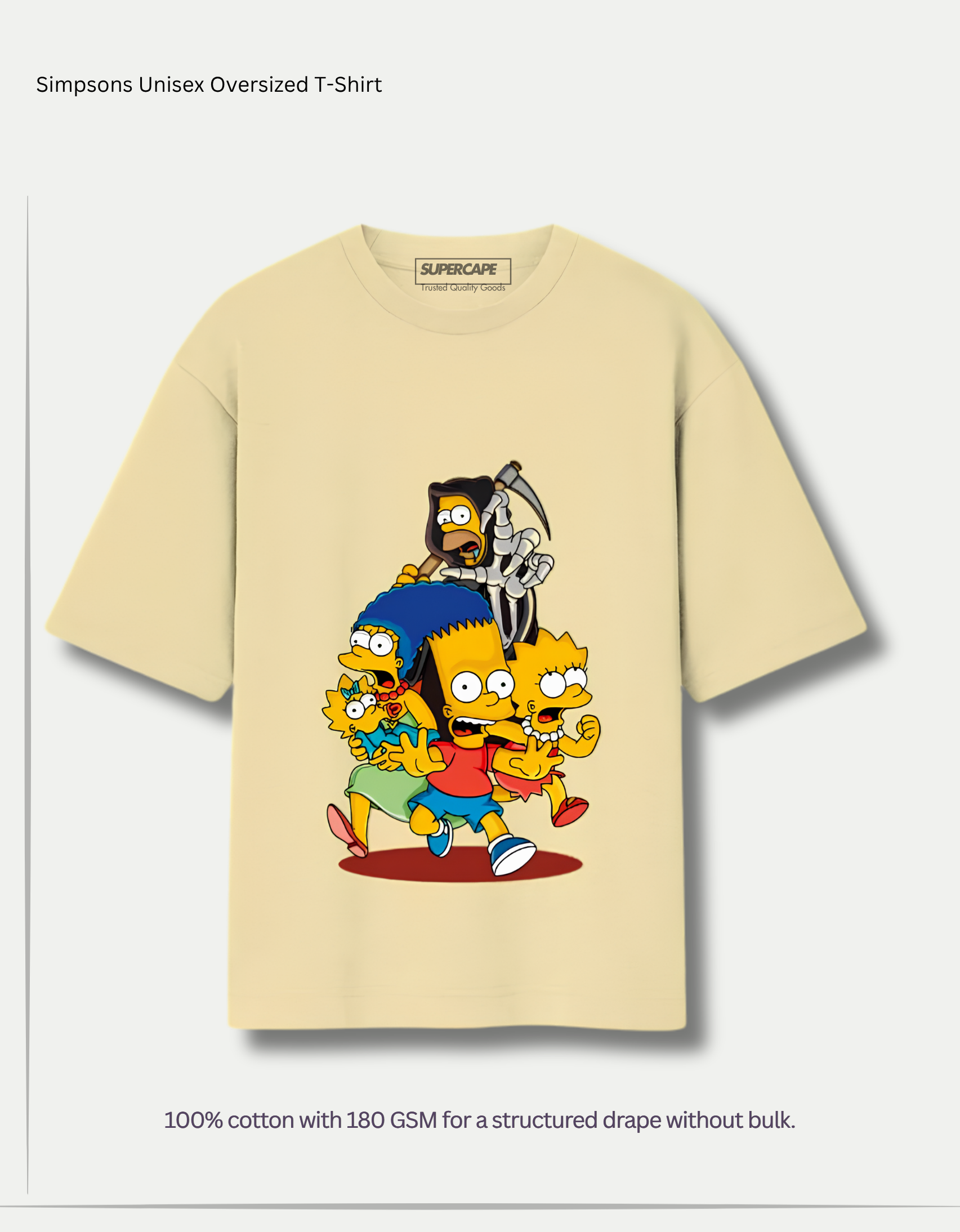 Simpsons Unisex Oversized Standard T-Shirt