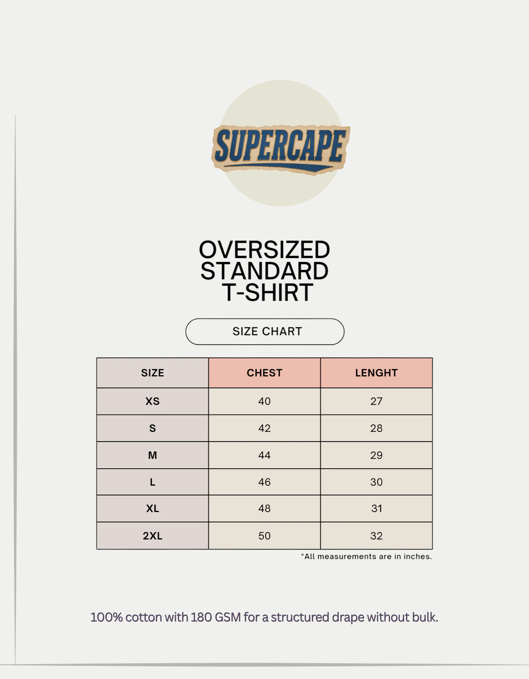 Supercape Unisex Oversized Standard T-Shirt