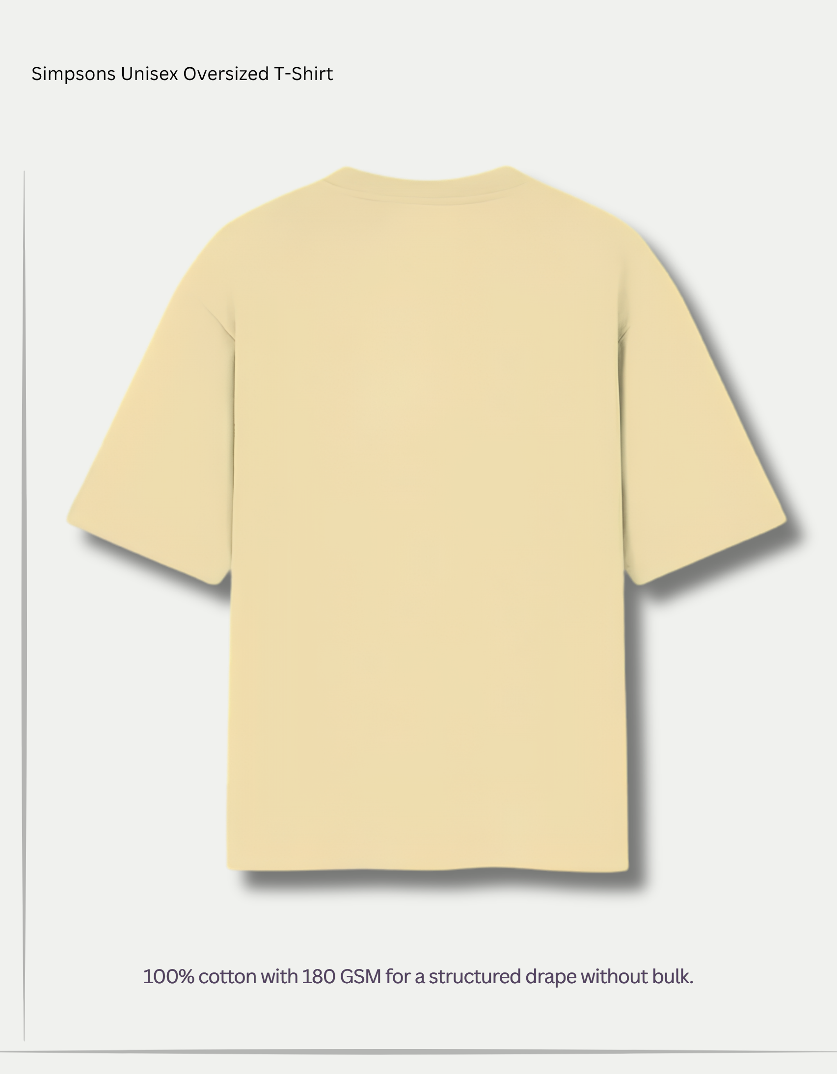 Simpsons Unisex Oversized Standard T-Shirt