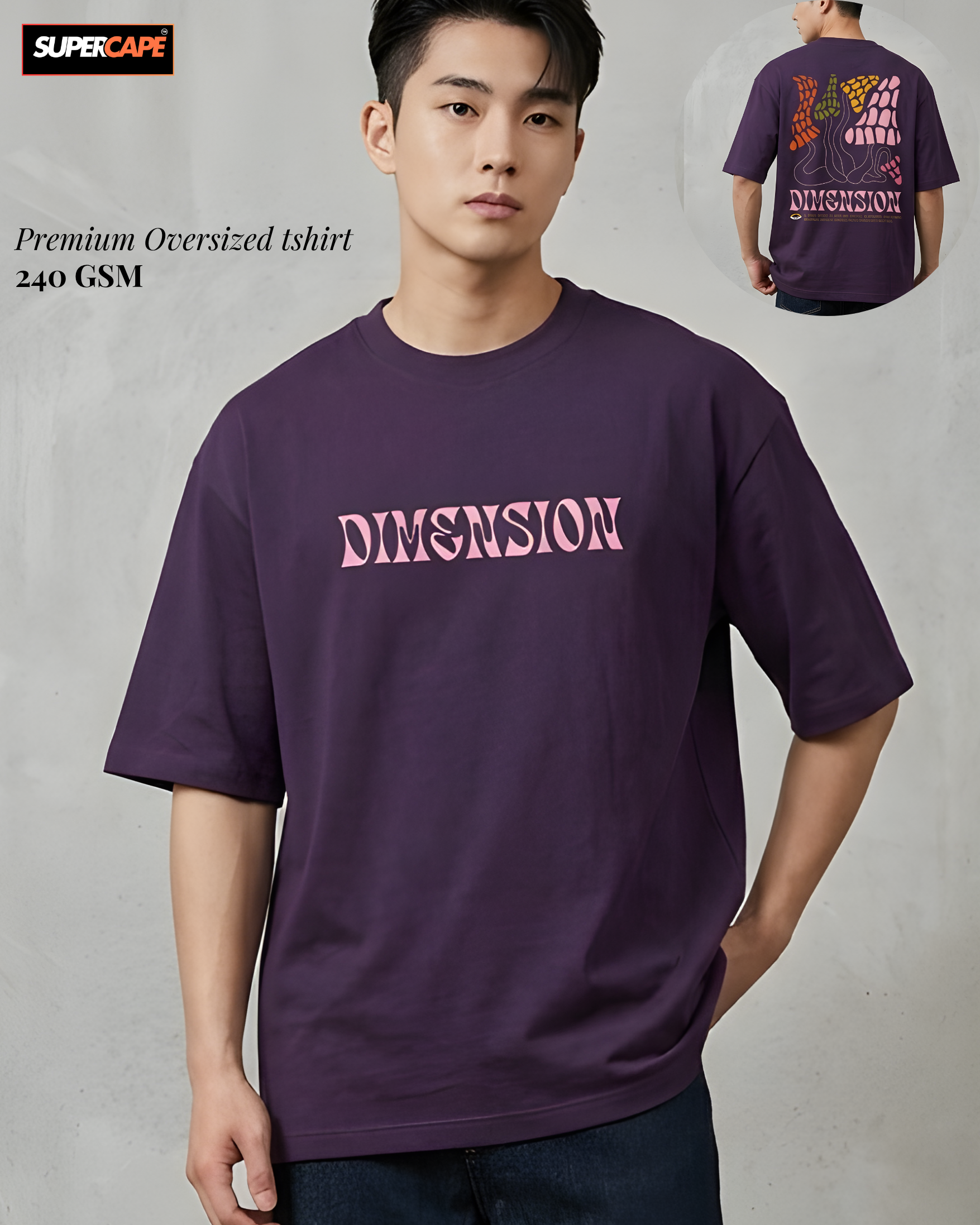 Dimension Premium Unisex Oversized Classic T-Shirt