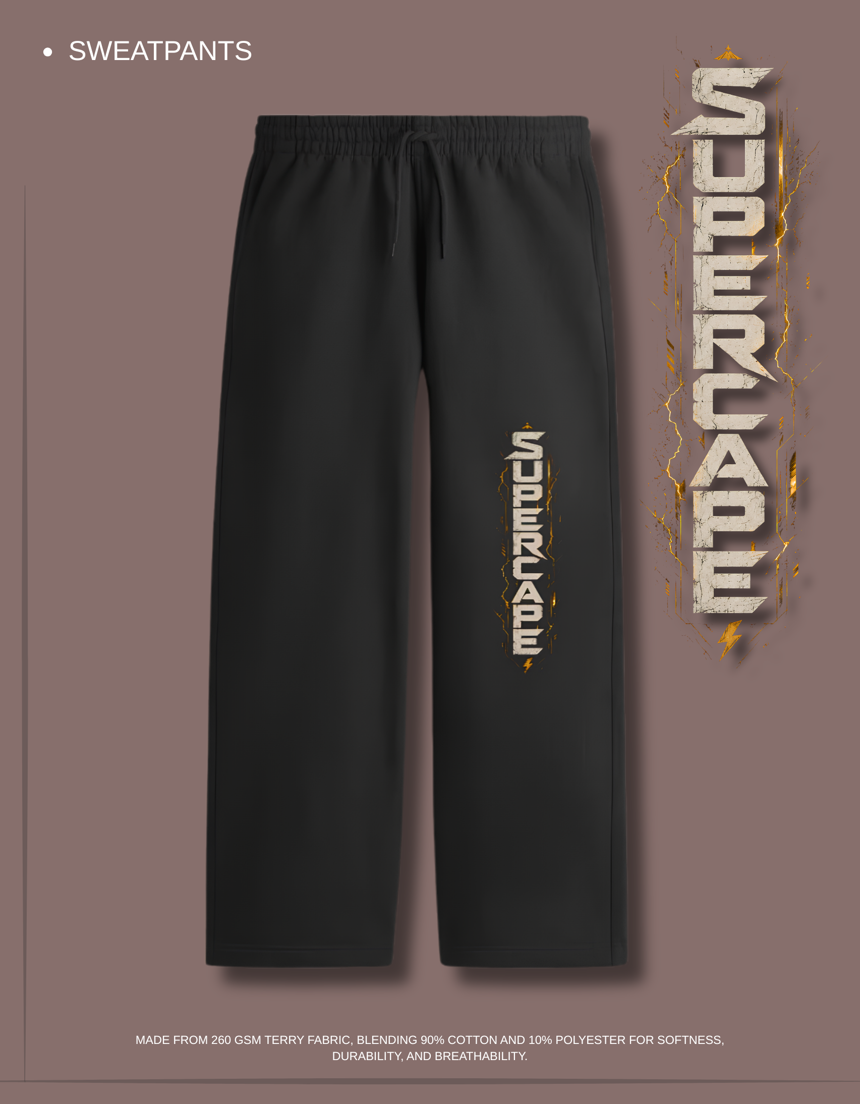 SUPERCAPE Unisex Sweatpants