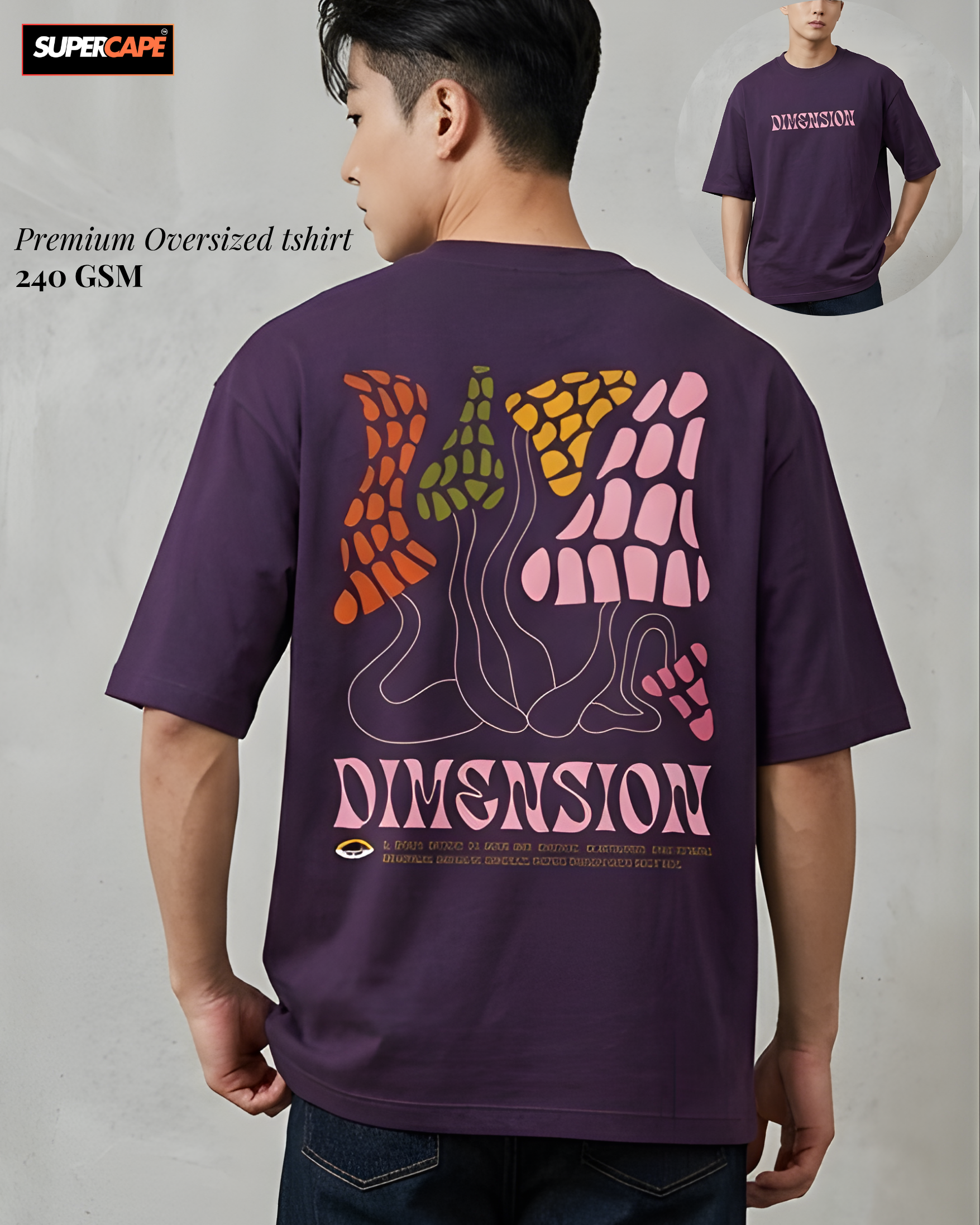 Dimension Premium Unisex Oversized Classic T-Shirt
