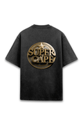 SuperCape Black Acid Wash