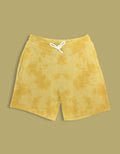Yellow Unisex Tie Dye Shorts