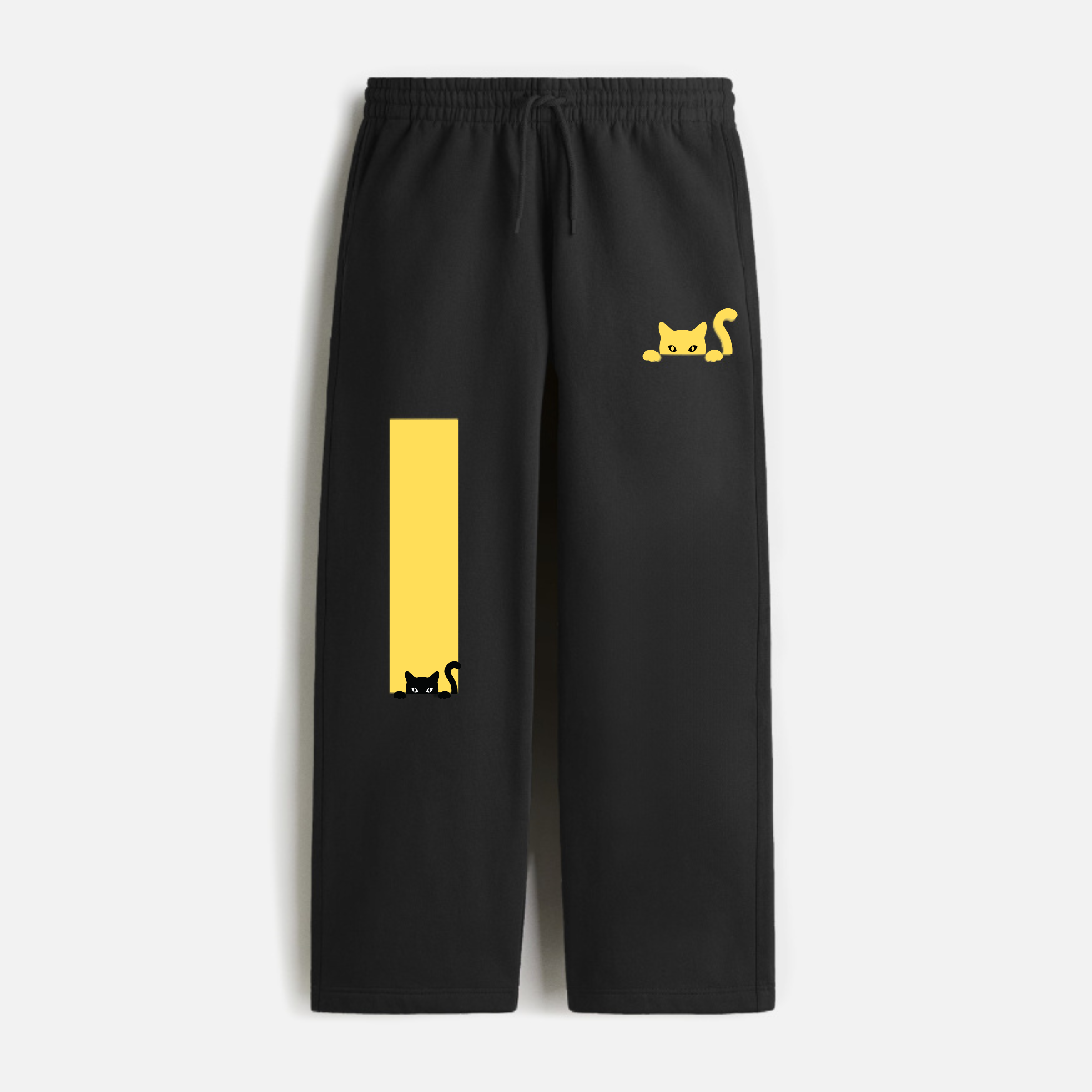 Black Cat Unisex Sweatpants