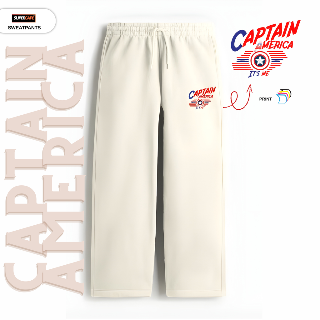 Captain America Printed Unisex Sweatpants