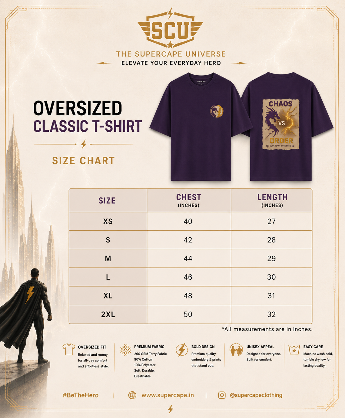Chaos SCU - Unisex Oversized Classic T-Shirt