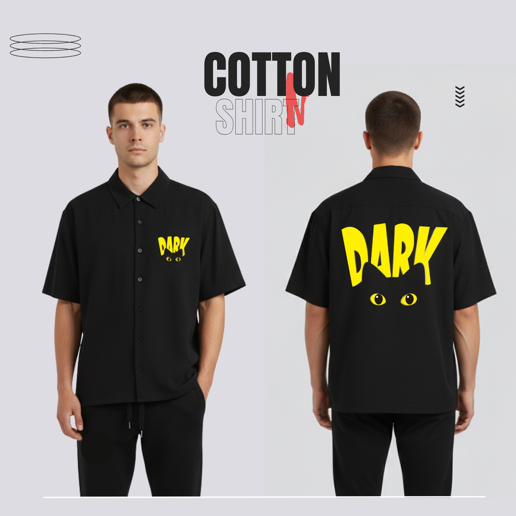 DarkCat Oversized Unisex Shirt and Joggers Combo