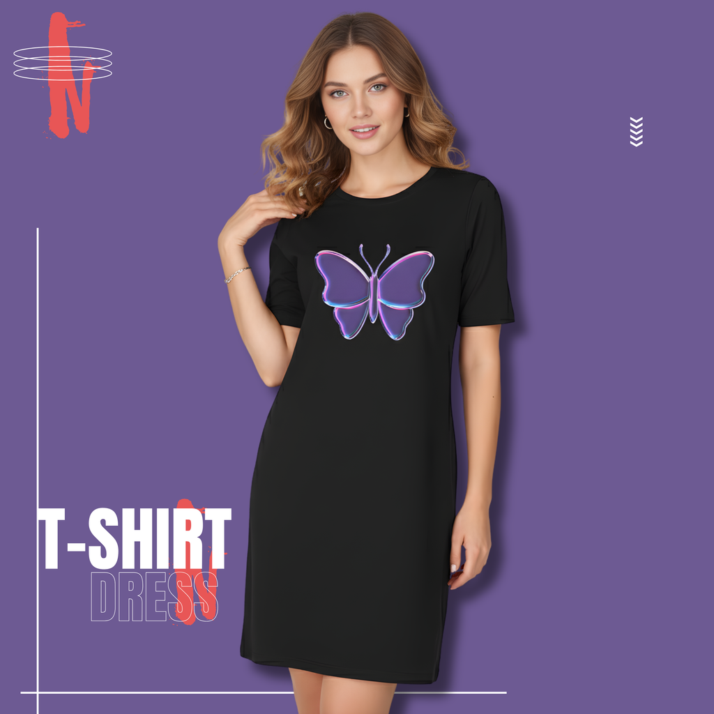 Butterfly T-Shirt Dress