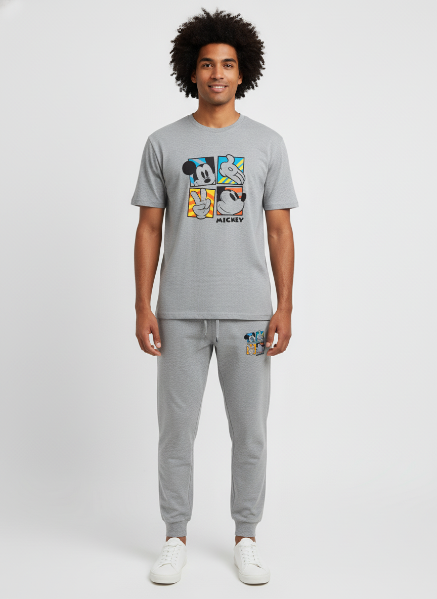 Mickey Cord-Set - Regular Fit T-shirt and Joggers