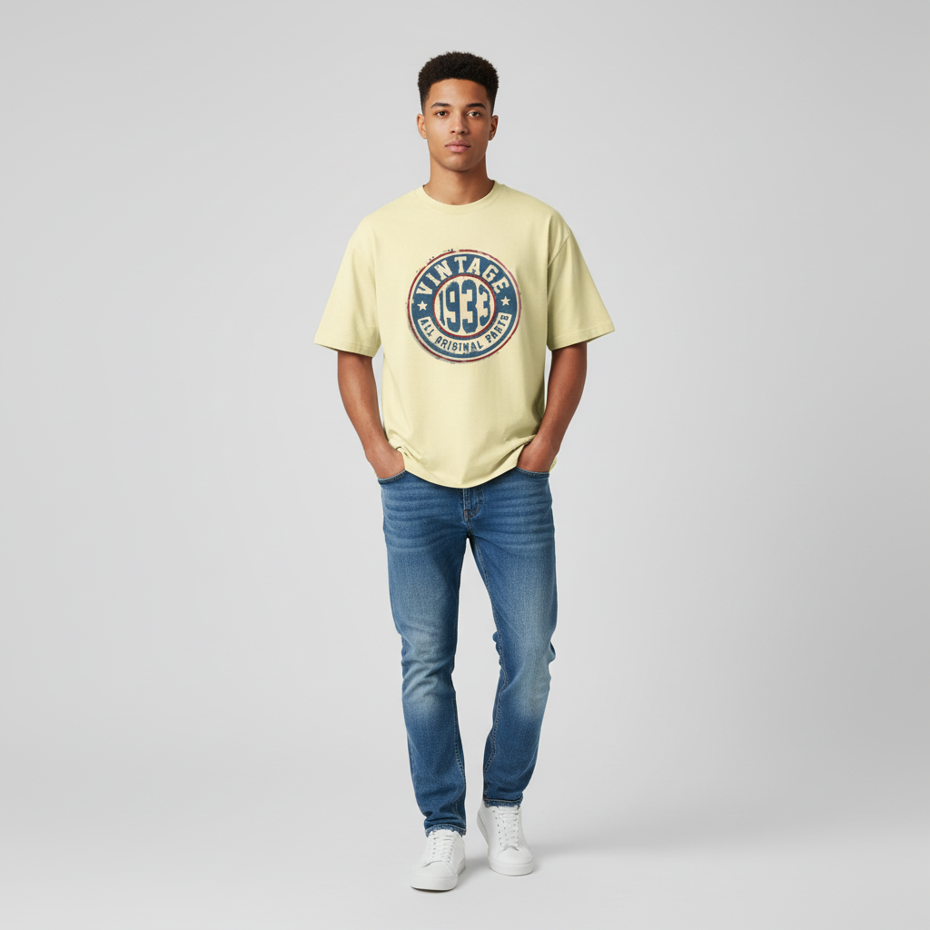 Vintage Unisex Oversized Standard T-Shirt