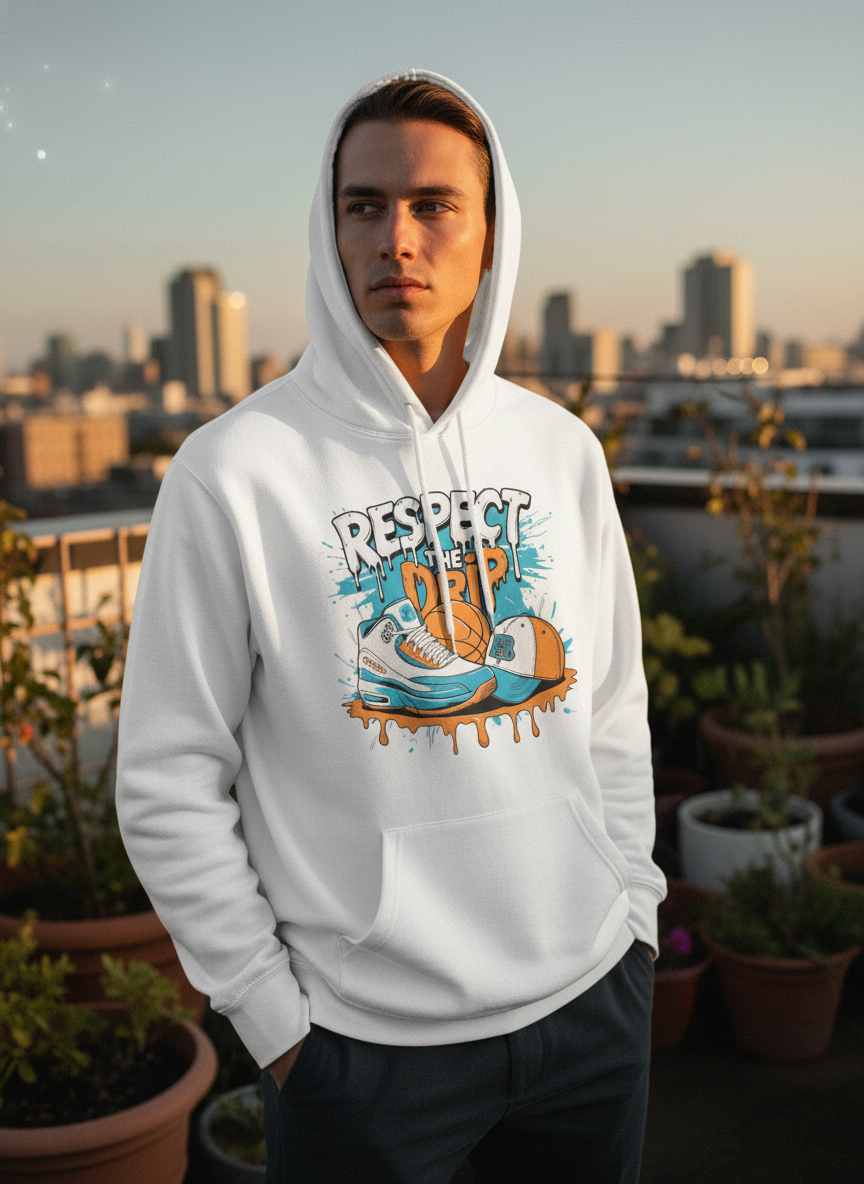 Respect the Drip - Unisex hoodie pattern with a regular fit
