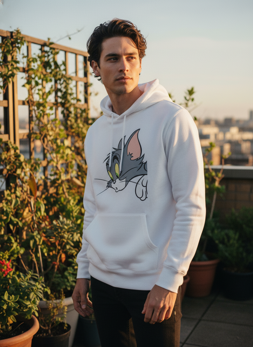 Tom Unisex hoodie pattern with a regular fit