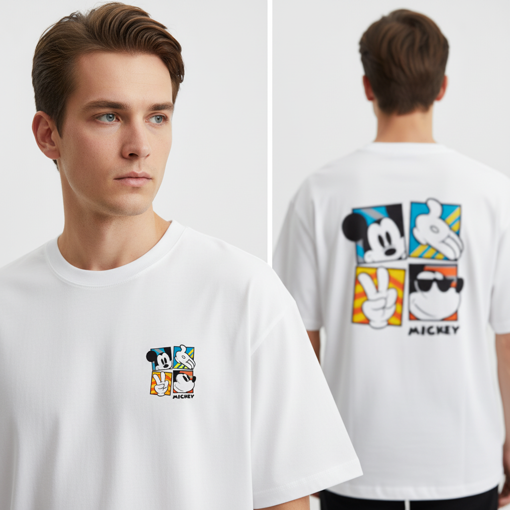 Mickey Unisex Oversized Standard T-Shirt