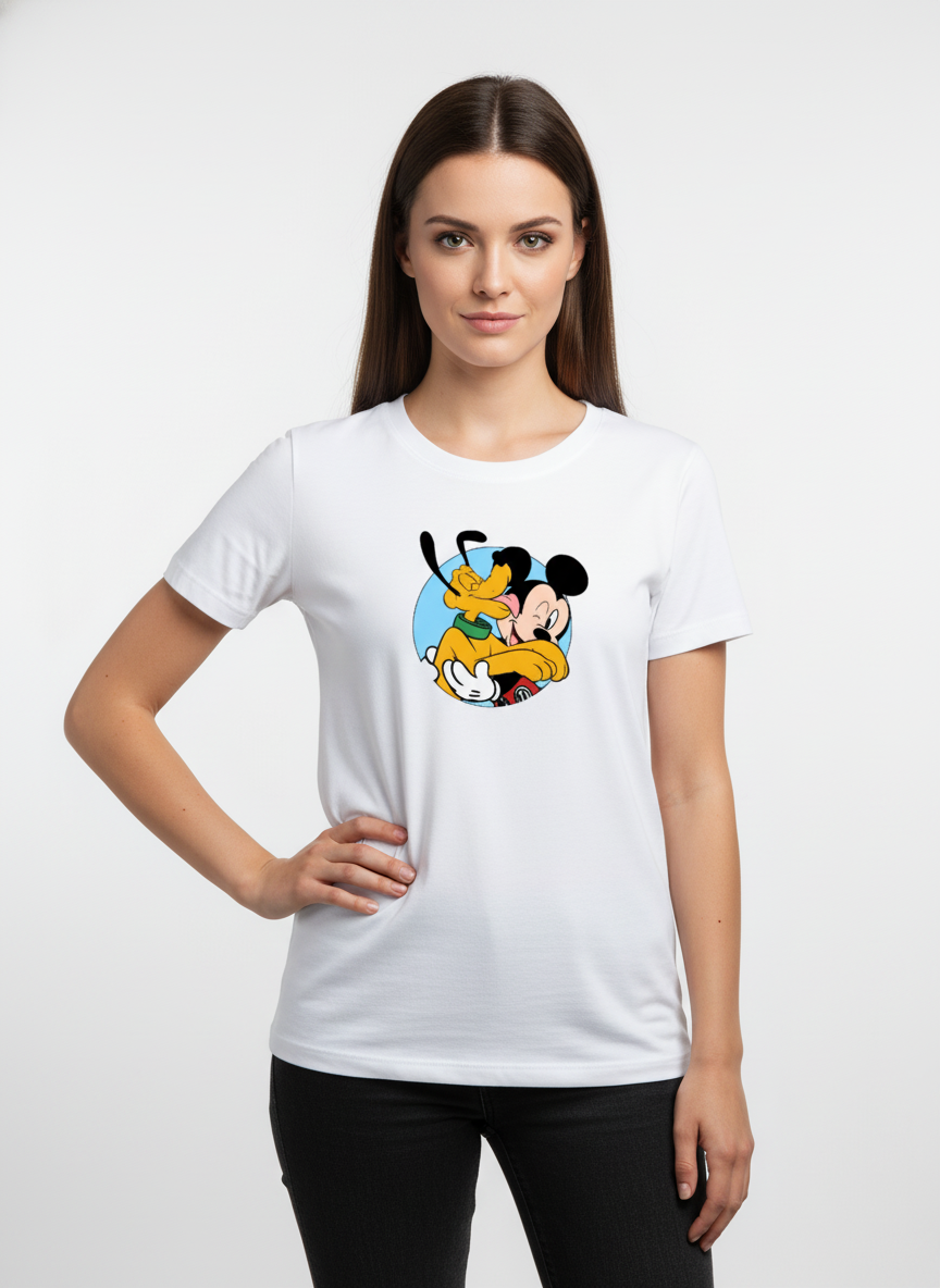 Mickey love Unisex Standard Crew T-Shirt