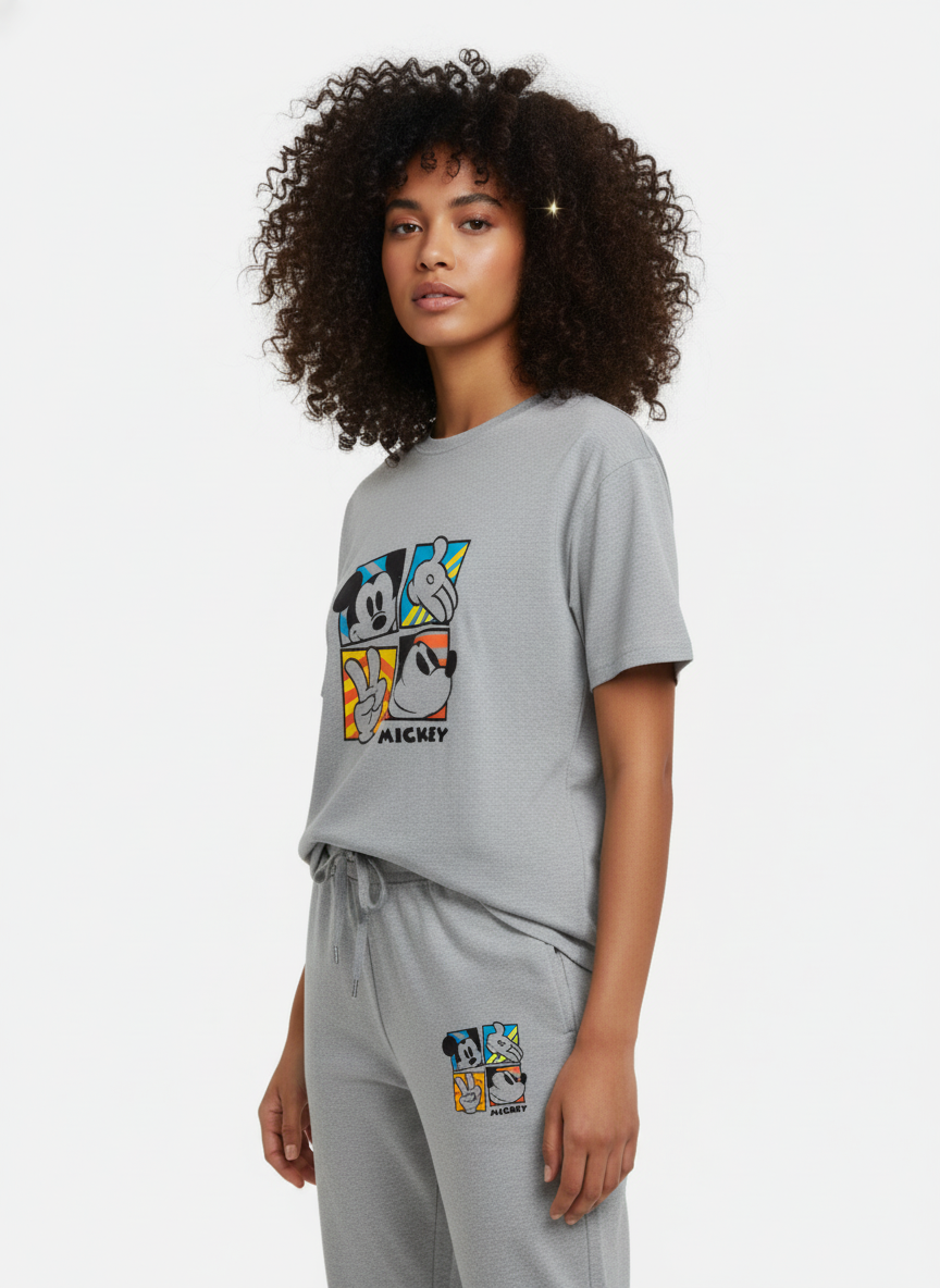 Mickey Cord-Set - Regular Fit T-shirt and Joggers