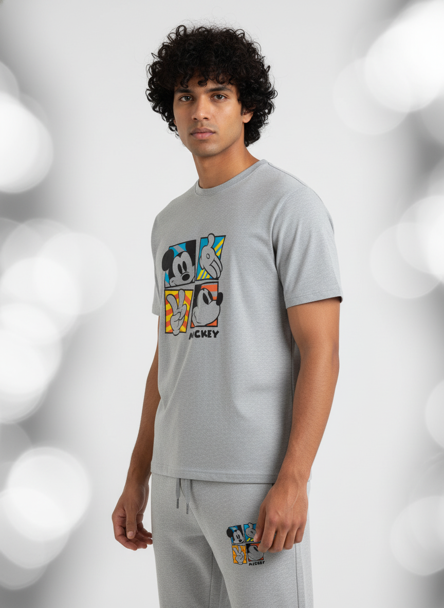 Mickey Cord-Set - Regular Fit T-shirt and Joggers