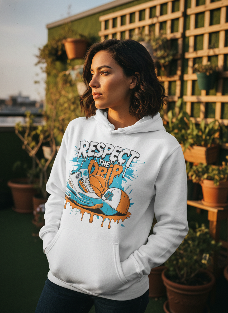 Respect the Drip - Unisex hoodie pattern with a regular fit